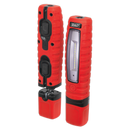 Sealey LED360R 360‚Äö√†√∂‚àö√°¬¨¬®‚Äö√†√ª 14 SMD LED & 3W SMD LED Red Lithium-ion Rechargeable Inspection Light