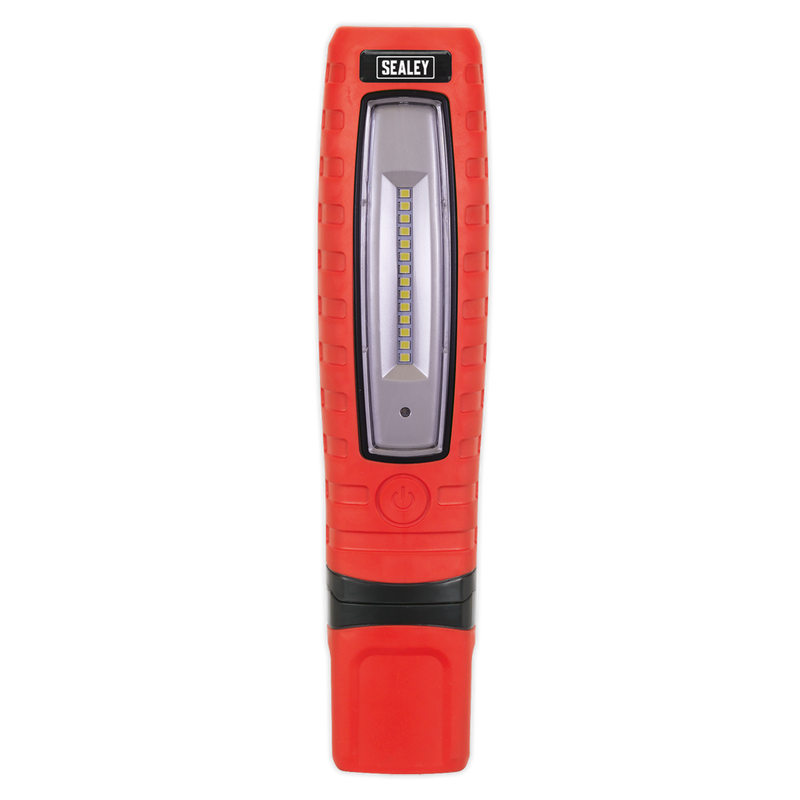 Sealey LED360R 360‚Äö√†√∂‚àö√°¬¨¬®‚Äö√†√ª 14 SMD LED & 3W SMD LED Red Lithium-ion Rechargeable Inspection Light