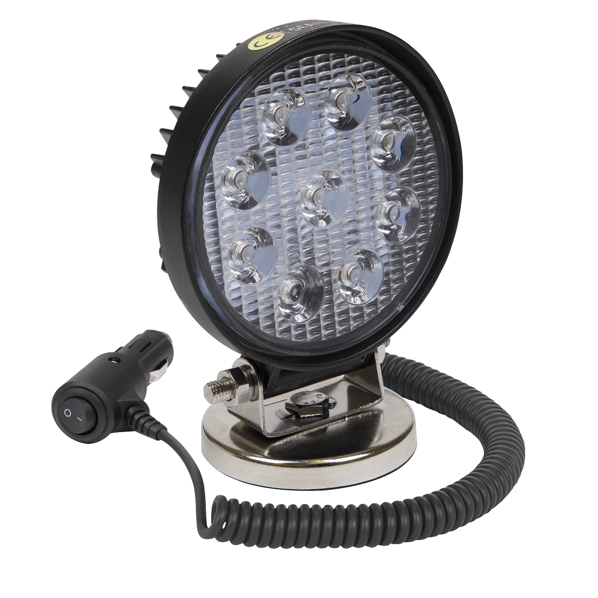 Sealey LED3RM 27W SMD LED Round Work Light with Magnetic Base