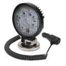 Sealey LED3RM 27W SMD LED Round Work Light with Magnetic Base