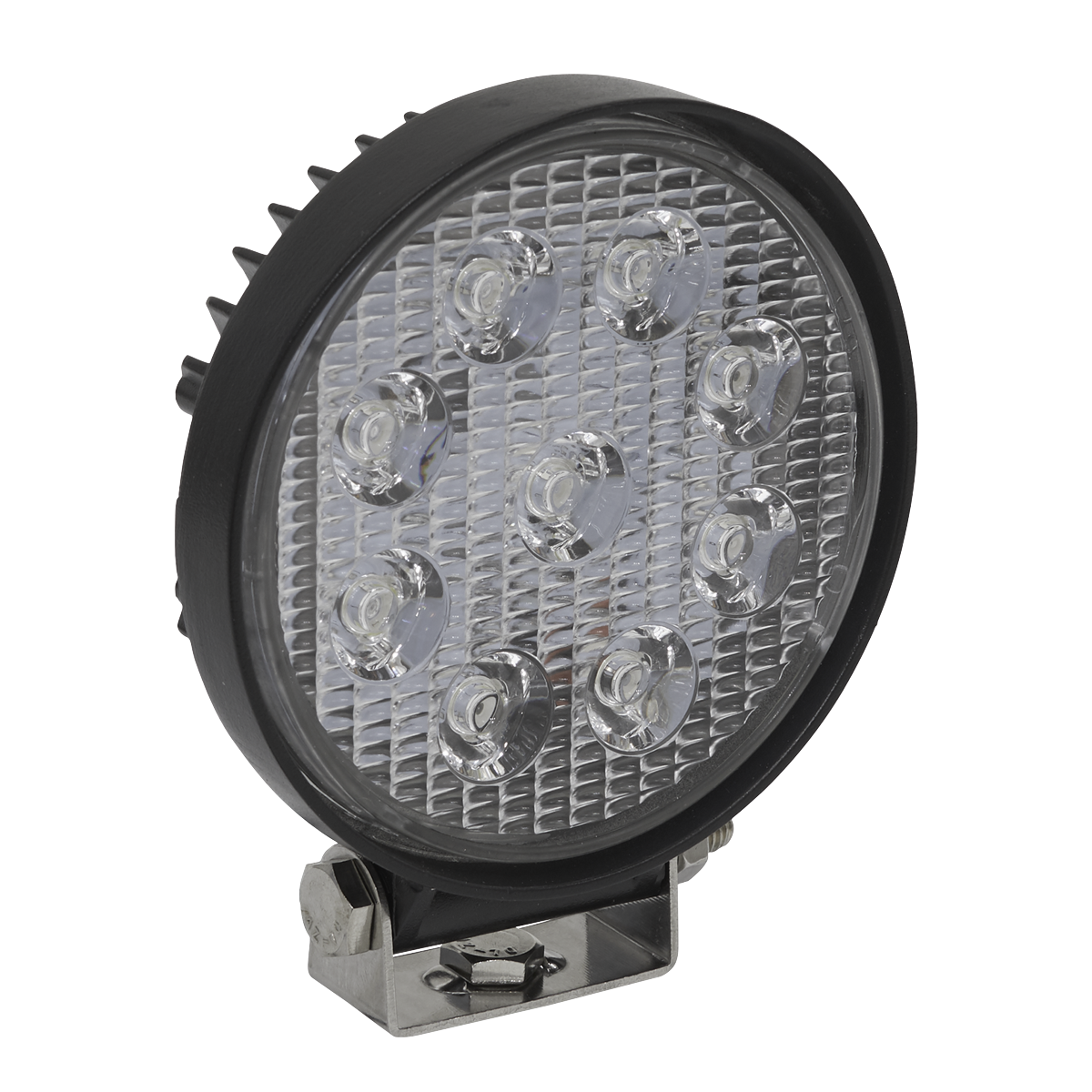 Sealey LED3R 27W SMD LED Round Work Light with Mounting Bracket
