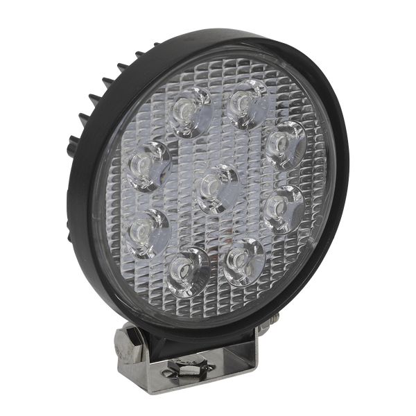 Sealey LED3R 27W SMD LED Round Work Light with Mounting Bracket