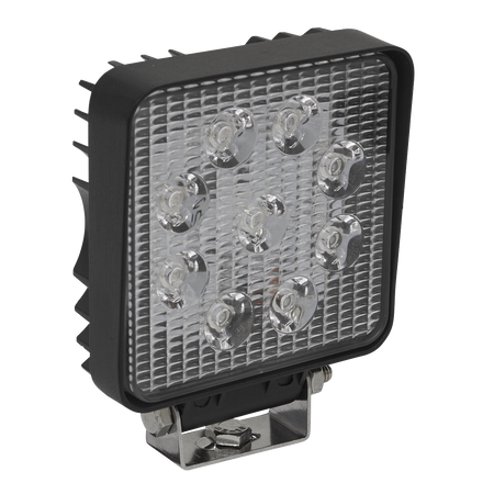 Sealey LED3S 27W SMD LED Square Work Light with Mounting Bracket
