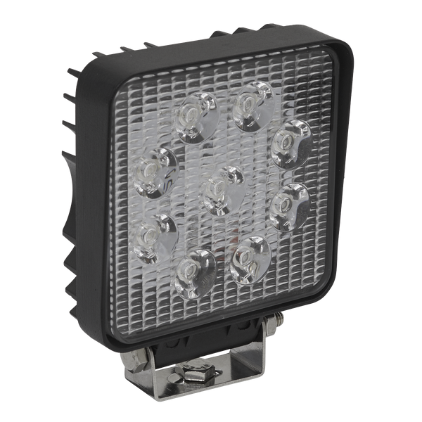 Sealey LED3S 27W SMD LED Square Work Light with Mounting Bracket