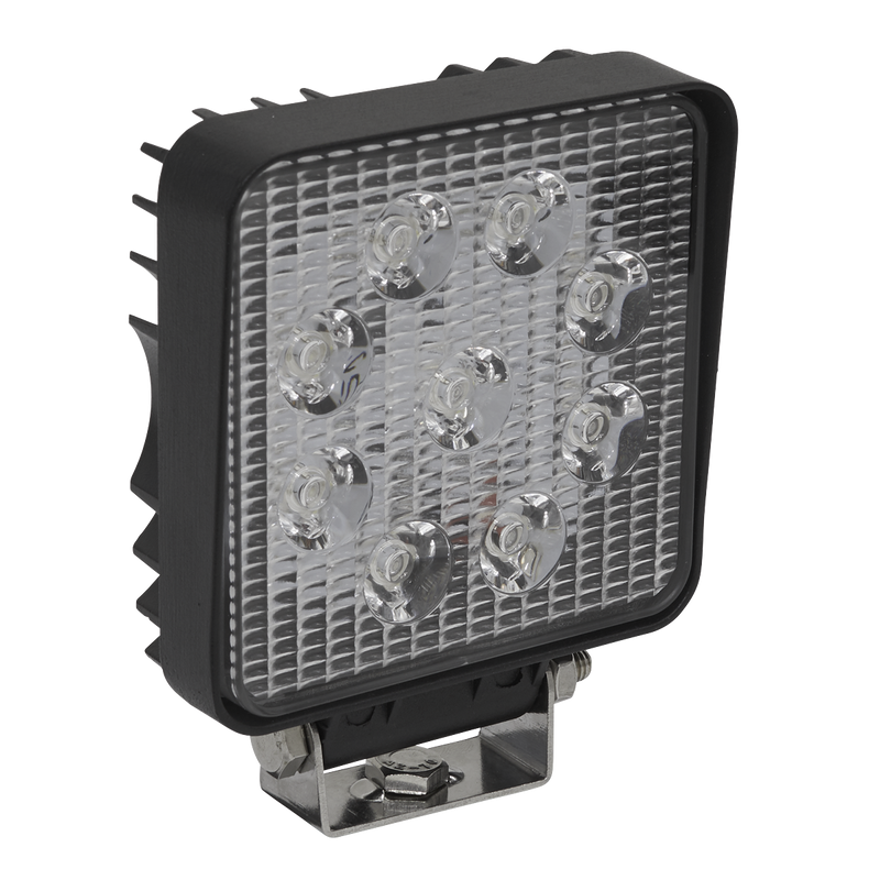 Sealey LED3S 27W SMD LED Square Work Light with Mounting Bracket