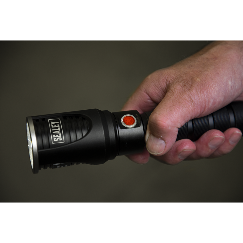 Sealey LED4492 10W SMD LED Rechargeable Aluminium Torch with Adjustable Focus