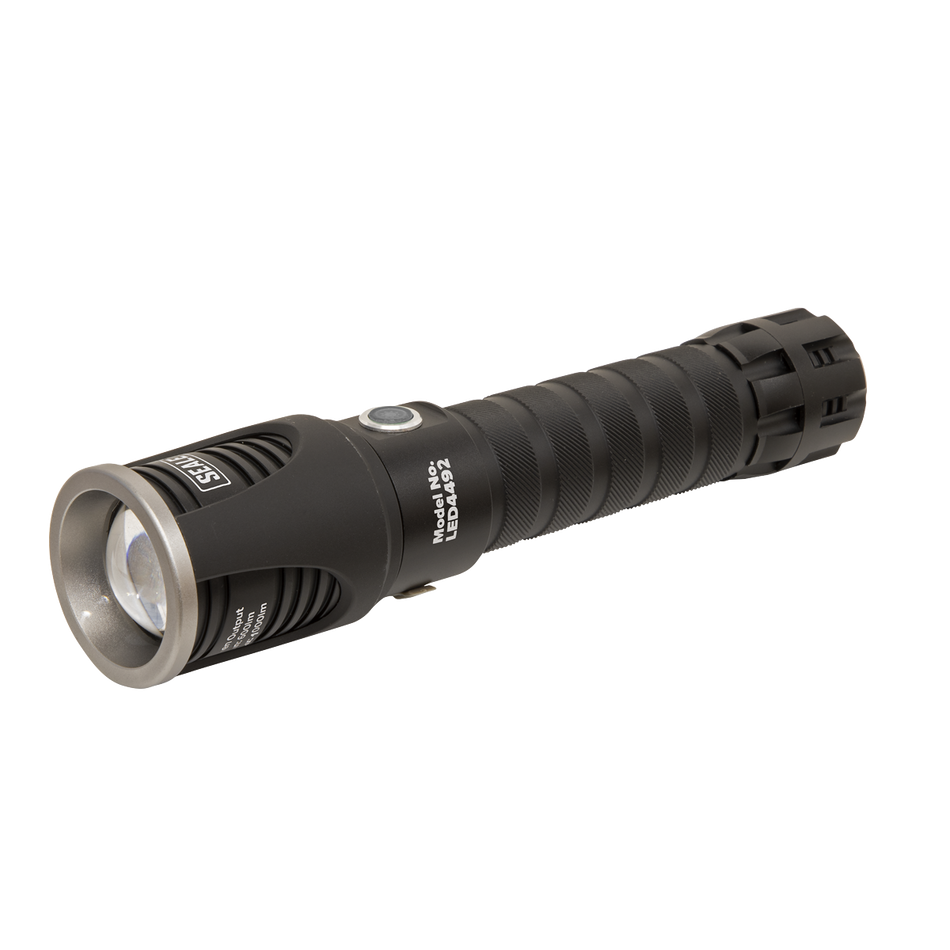 Sealey LED4492 10W SMD LED Rechargeable Aluminium Torch with Adjustable Focus