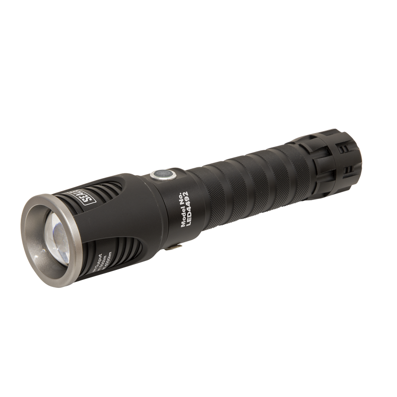 Sealey LED4492 10W SMD LED Rechargeable Aluminium Torch with Adjustable Focus