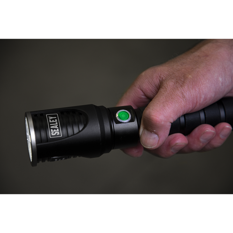 Sealey LED4494 60W COB LED Rechargeable Aluminium Torch with Adjustable Focus