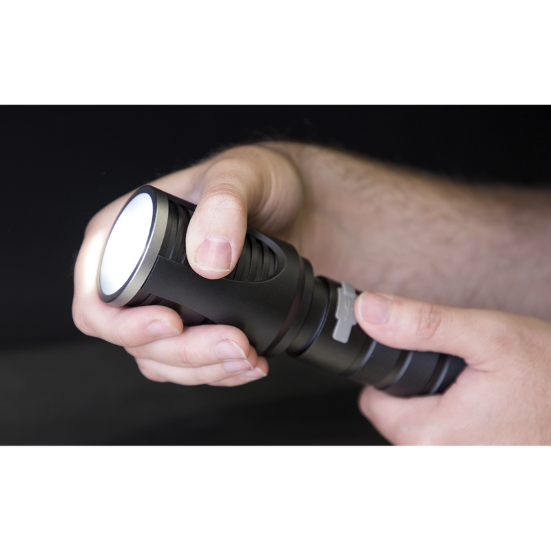 Sealey LED4494 60W COB LED Rechargeable Aluminium Torch with Adjustable Focus