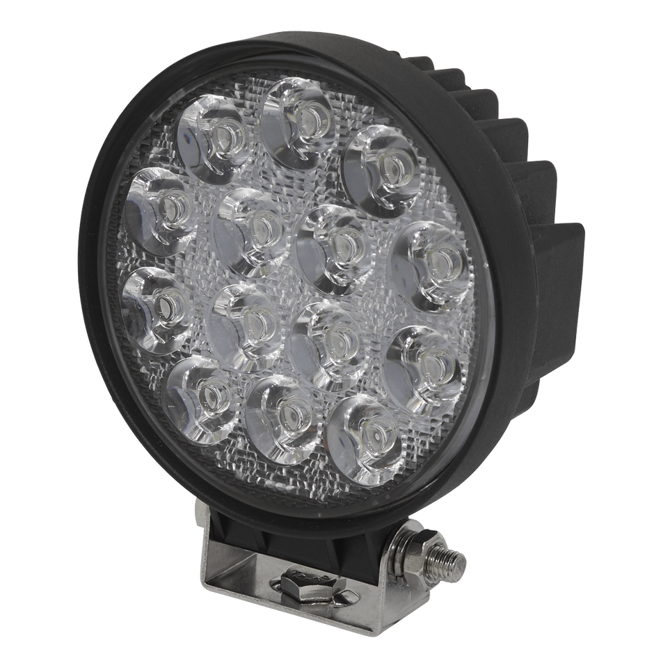 Sealey LED4R 42W SMD LED Round Work Light with Mounting Bracket