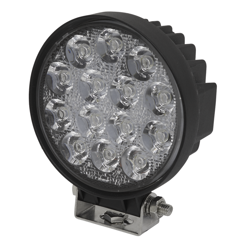 Sealey LED4R 42W SMD LED Round Work Light with Mounting Bracket