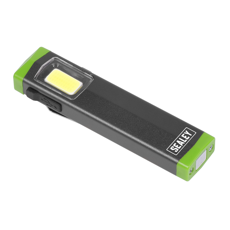 Sealey LED500SB 3W COB LED Aluminium Mini Hand Torch