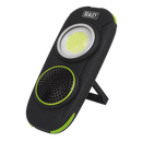 Sealey LED50WSDB 10W COB LED Rechargeable Torch with Wireless Speaker - Display Box of 10