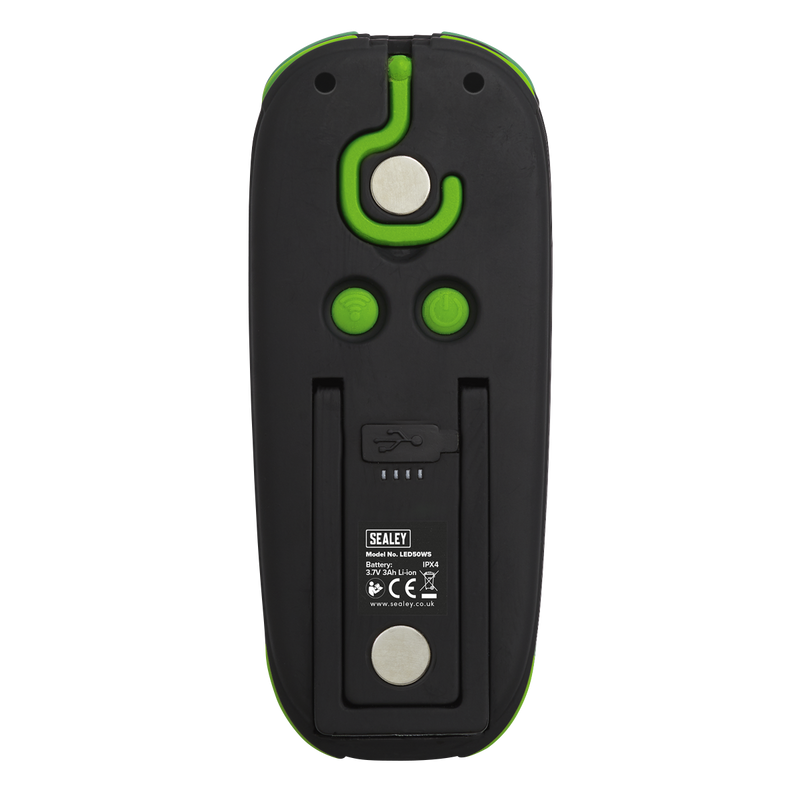 Sealey LED50WSDB 10W COB LED Rechargeable Torch with Wireless Speaker - Display Box of 10