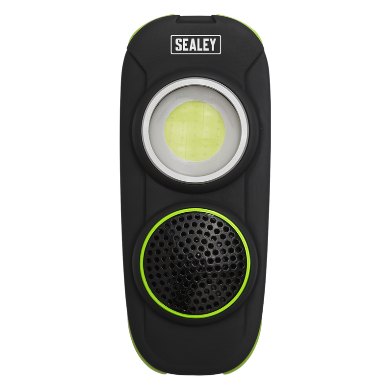 Sealey LED50WS 10W COB LED Rechargeable Torch with Wireless Speaker