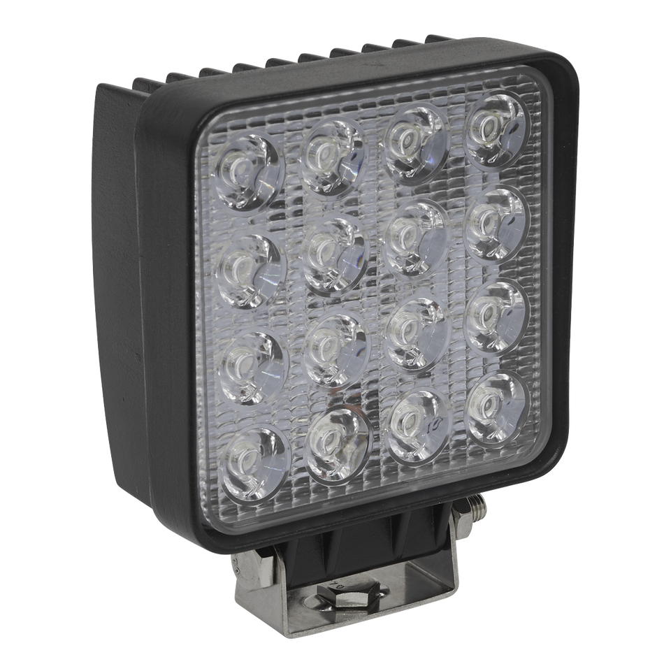 Sealey LED5S 48W SMD LED Square Work Light with Mounting Bracket