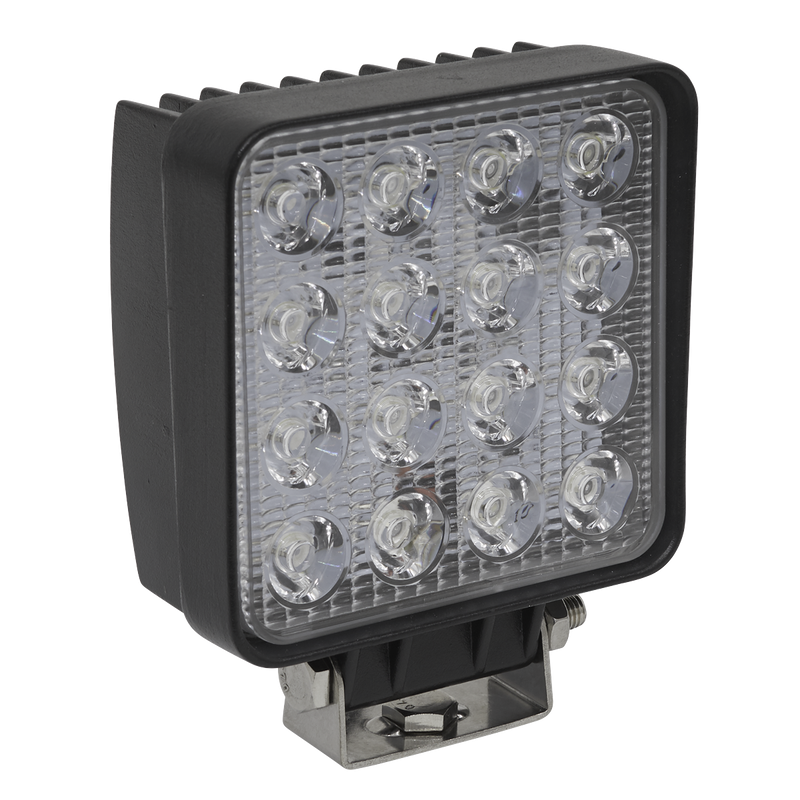 Sealey LED5S 48W SMD LED Square Work Light with Mounting Bracket