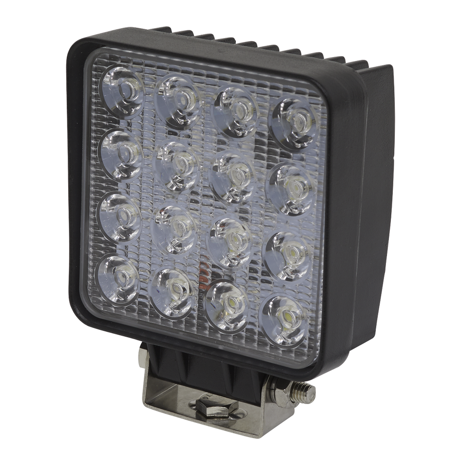 Sealey LED5S 48W SMD LED Square Work Light with Mounting Bracket