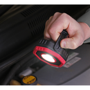 Sealey LED700PR 360‚Äö√†√∂‚àö√°¬¨¬®‚Äö√†√ª 7W COB LED Rechargeable Pocket Floodlight with Magnet - Red