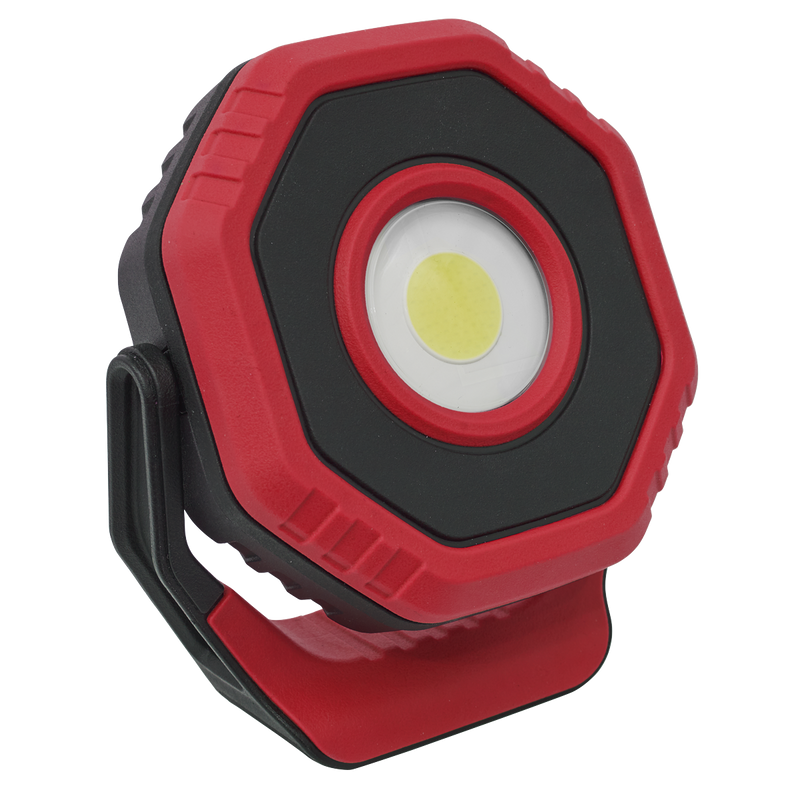 Sealey LED700PR 360‚Äö√†√∂‚àö√°¬¨¬®‚Äö√†√ª 7W COB LED Rechargeable Pocket Floodlight with Magnet - Red