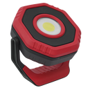 Sealey LED700PR 360‚Äö√†√∂‚àö√°¬¨¬®‚Äö√†√ª 7W COB LED Rechargeable Pocket Floodlight with Magnet - Red