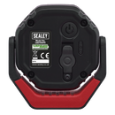 Sealey LED700PR 360‚Äö√†√∂‚àö√°¬¨¬®‚Äö√†√ª 7W COB LED Rechargeable Pocket Floodlight with Magnet - Red