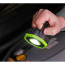 Sealey LED700P 360‚Äö√†√∂‚àö√°¬¨¬®‚Äö√†√ª 7W COB LED Rechargeable Pocket Floodlight with Magnet - Green