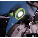 Sealey LED700P 360‚Äö√†√∂‚àö√°¬¨¬®‚Äö√†√ª 7W COB LED Rechargeable Pocket Floodlight with Magnet - Green