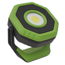 Sealey LED700P 360‚Äö√†√∂‚àö√°¬¨¬®‚Äö√†√ª 7W COB LED Rechargeable Pocket Floodlight with Magnet - Green