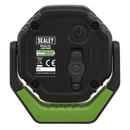 Sealey LED700P 360‚Äö√†√∂‚àö√°¬¨¬®‚Äö√†√ª 7W COB LED Rechargeable Pocket Floodlight with Magnet - Green