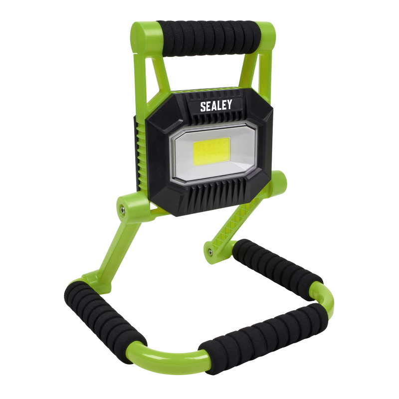Sealey LEDFL10W 10W COB LED Rechargeable Portable Floodlight - Fold Flat