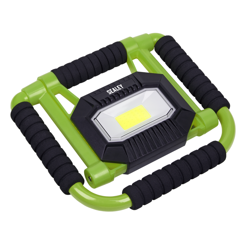 Sealey LEDFL10W 10W COB LED Rechargeable Portable Floodlight - Fold Flat