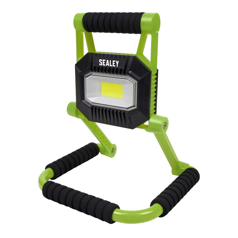 Sealey LEDFL10W 10W COB LED Rechargeable Portable Floodlight - Fold Flat