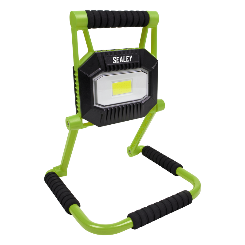 Sealey LEDFL20W 20W COB LED Rechargeable Portable Floodlight - Fold Flat