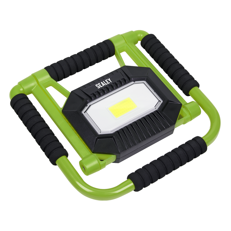 Sealey LEDFL20W 20W COB LED Rechargeable Portable Floodlight - Fold Flat