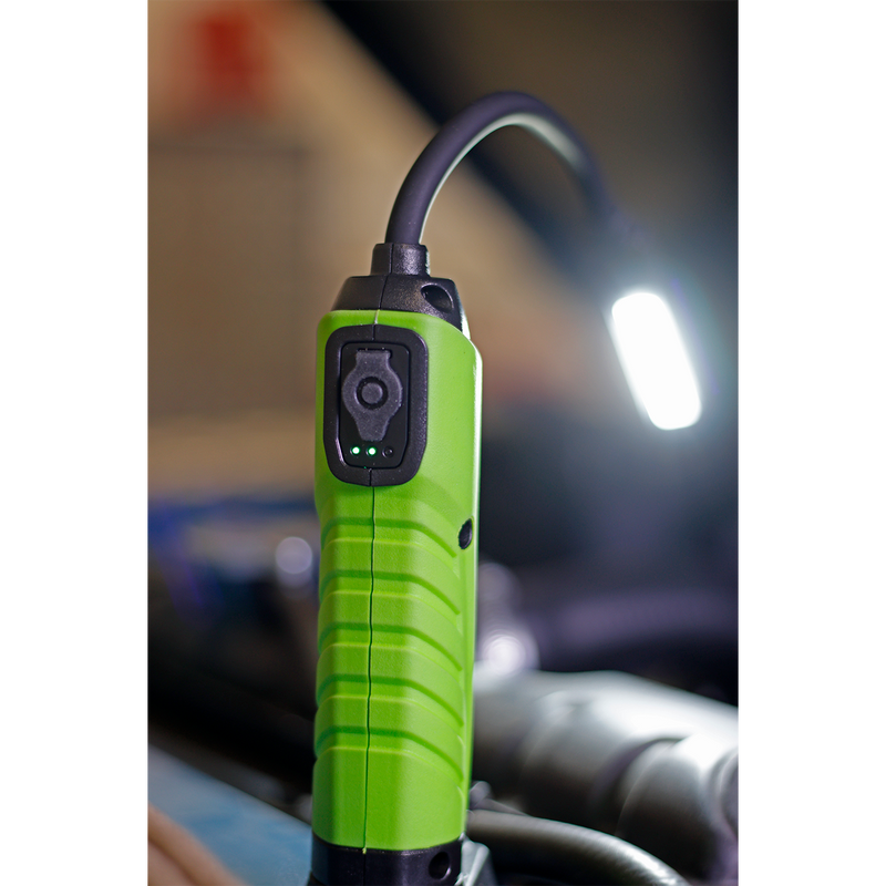 Sealey LEDFLEXG 5W COB & 1 SMD LED Flexi Rechargeable Inspection Light