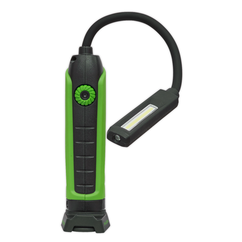 Sealey LEDFLEXG 5W COB & 1 SMD LED Flexi Rechargeable Inspection Light
