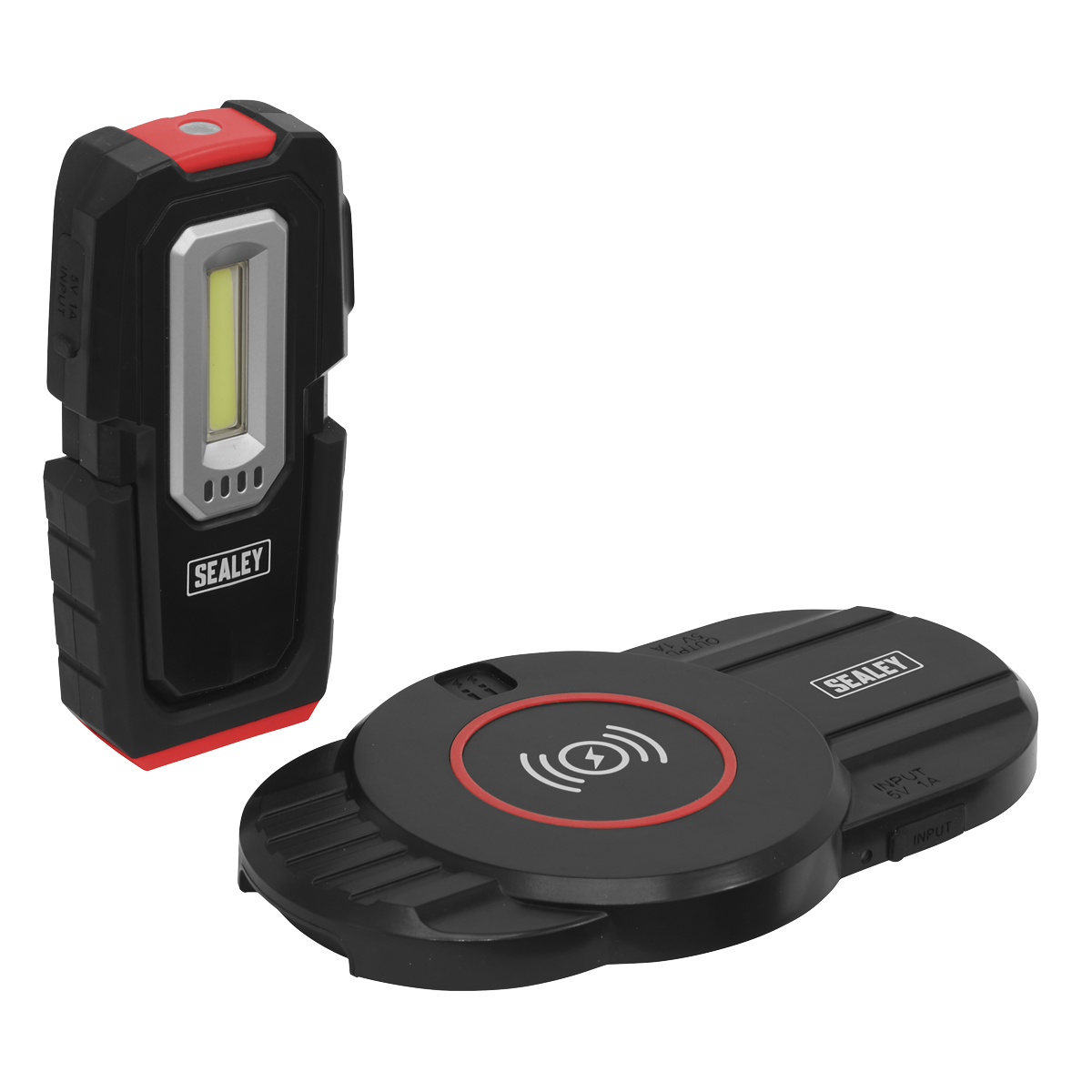 Sealey LEDWCBCOMBO1 3W & 1W COB LED Inspection Light & Single Wireless Charging Base