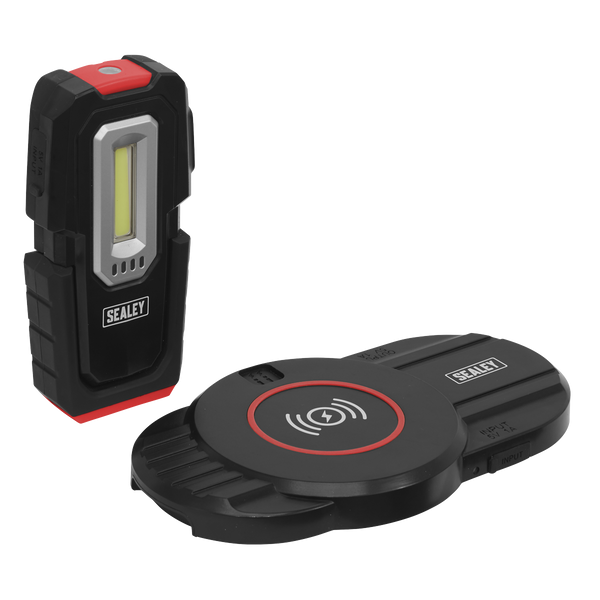 Sealey LEDWCBCOMBO1 3W & 1W COB LED Inspection Light & Single Wireless Charging Base