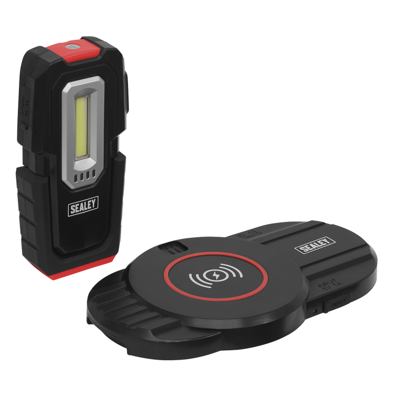 Sealey LEDWCBCOMBO1 3W & 1W COB LED Inspection Light & Single Wireless Charging Base