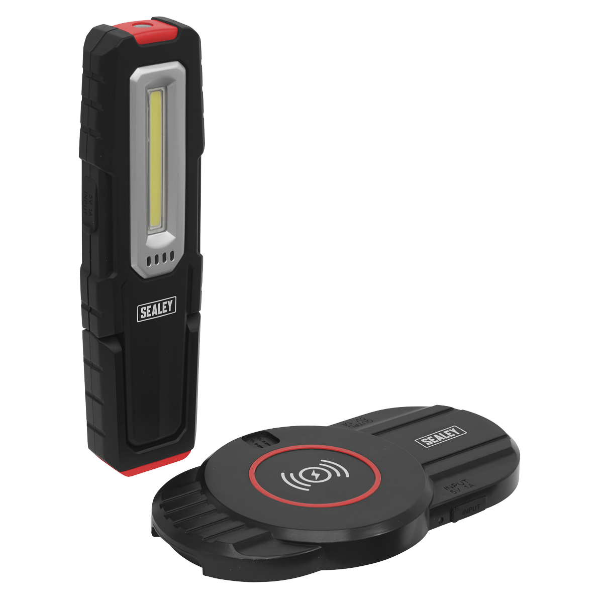 Sealey LEDWCBCOMBO2 5W & 1W COB LED Inspection Light & Single Wireless Charging Base