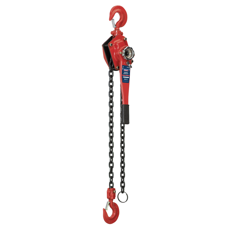 Sealey LH3000 3000kg Capacity Steel Lever Hoist
