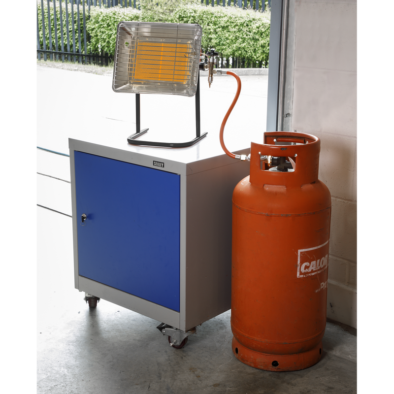 Sealey LP14 15,354Btu/hr Space Warmer‚Äö√†√∂‚àö√°¬¨¬®‚àö√ú Propane Heater with Stand