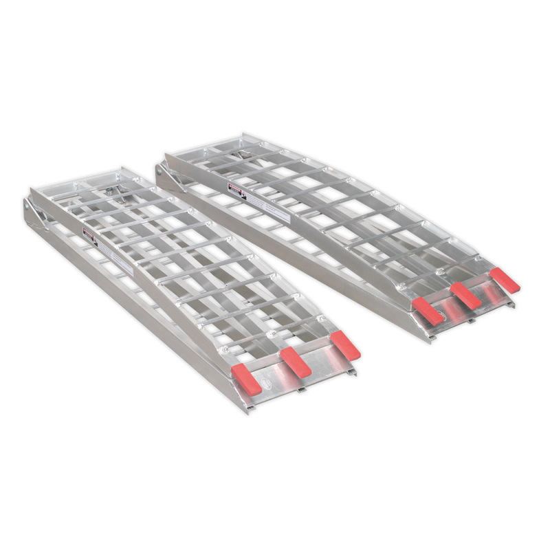 Sealey LR680 680kg Capacity per Pair Aluminium Loading Ramps