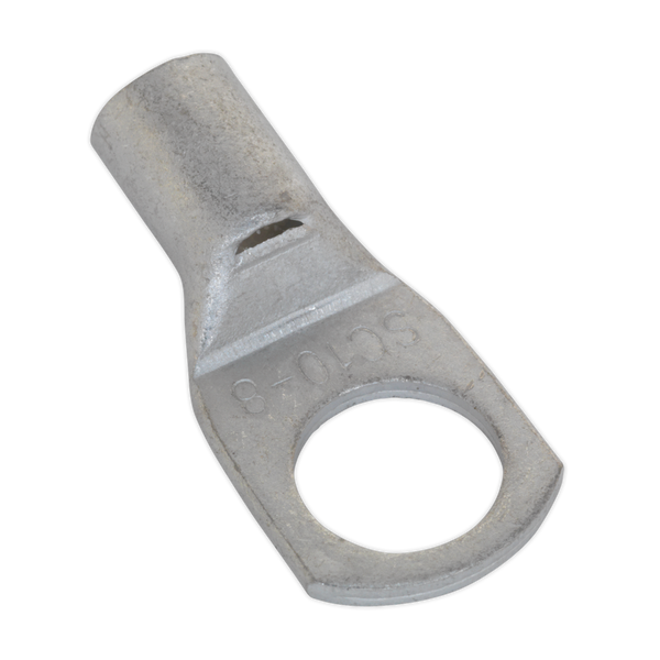 Sealey LT108 10mm_ x 8mm Copper Lug Terminal - Pack of 10
