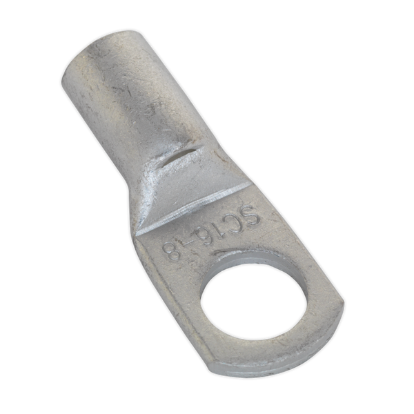 Sealey LT168 16mm_ x 8mm Copper Lug Terminal - Pack of 10