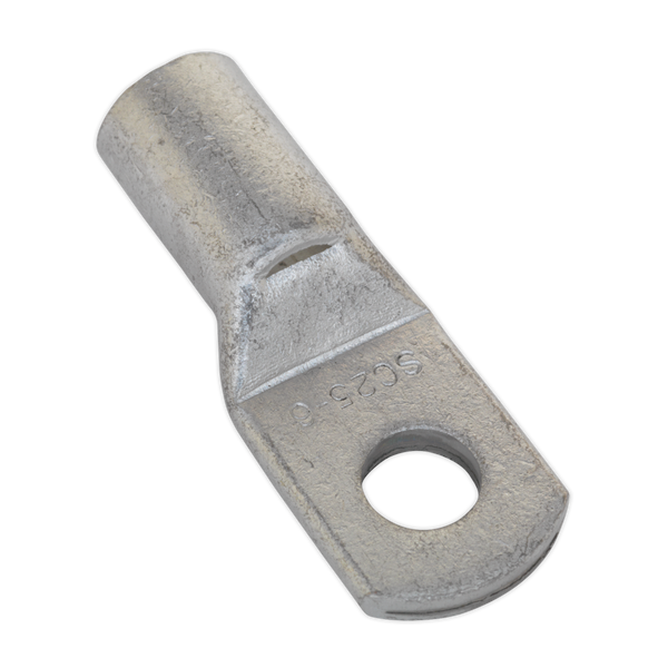 Sealey LT256 25mm_ x 6mm Copper Lug Terminal - Pack of 10