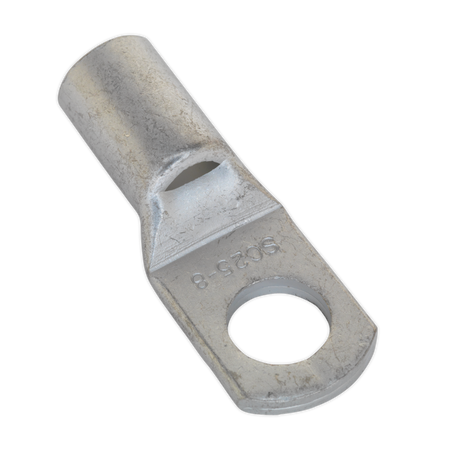 Sealey LT258 25mm_ x 8mm Copper Lug Terminal - Pack of 10