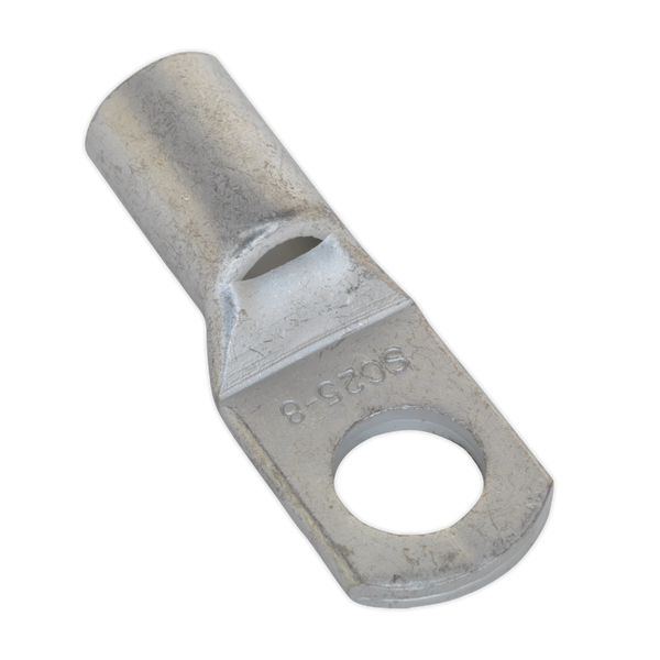 Sealey LT258 25mm_ x 8mm Copper Lug Terminal - Pack of 10